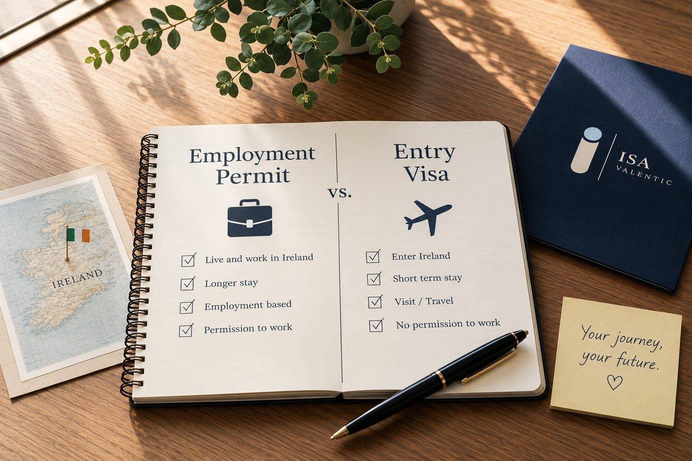 Employment Permit vs Entry Visa in Ireland